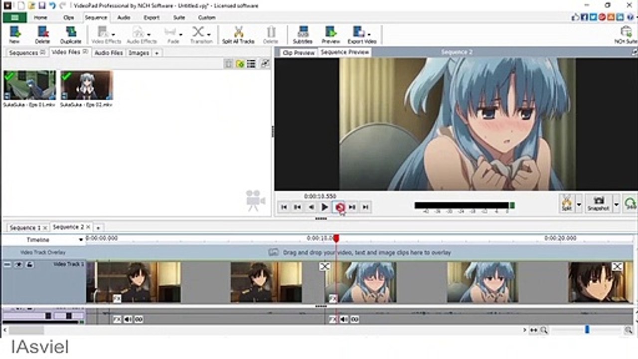 Smooth Slide Transision [VIDEOPAD AMV TUTORIAL]