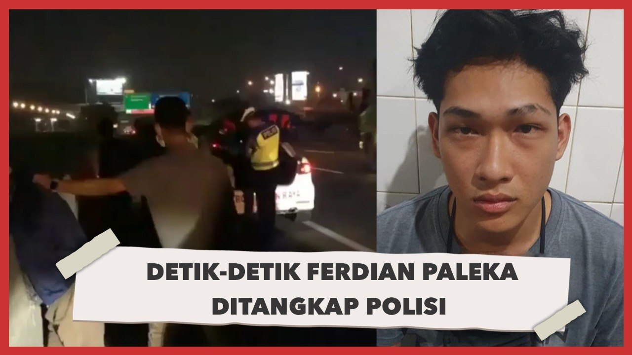 Detik-detik Ferdian Paleka Ditangkap di Tol Tangerang-Merak