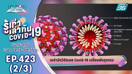 บางกอก City เลขที่ 36 | เหล่านักวิจัยเผย COVID-19 เปลี่ยนพันธุกรรม | 8 พ.ค. 63 (2/3)