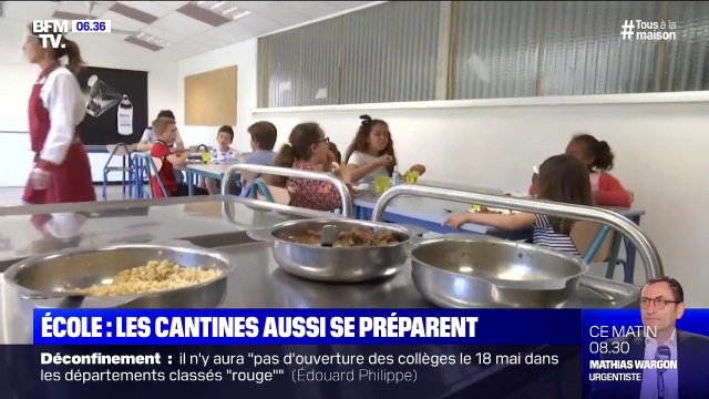 Comment les cantines scolaires se préparent au retour à l'école ?