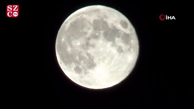 Süper ay Yüksekova’da görsel şölen oluşturdu