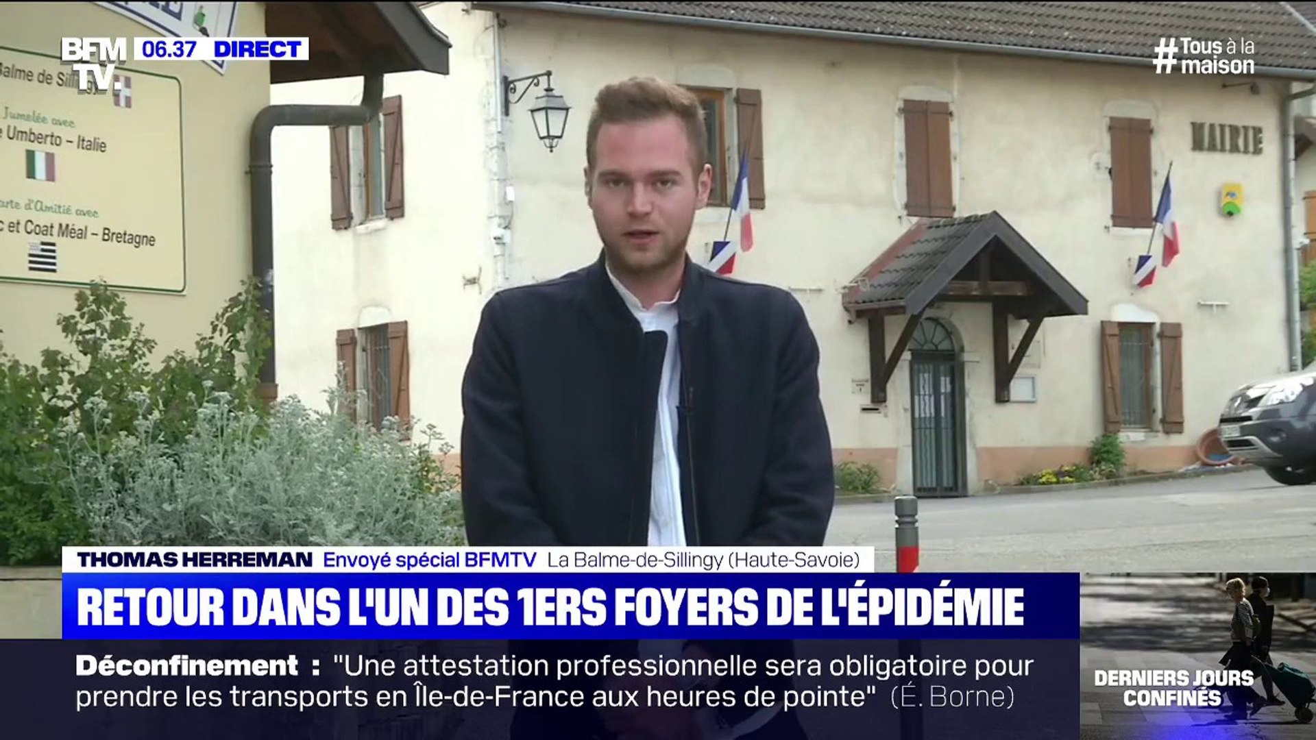 La Balme De Sillingy En Haute Savoie L Un Des Premiers Foyers De L Epidemie De Coronavirus Soulagee De Pouvoir Se Deconfiner Video Dailymotion