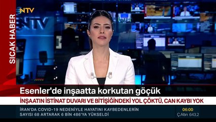 Sahur vakti İstanbul'da korkutan olay! Tüm yol çöktü
