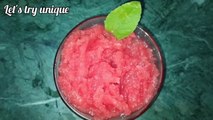 तरबूज का आइसक्रीम | Homemade Watermelon Ice-cream with only 3 ingredients- Watermelon Slush
