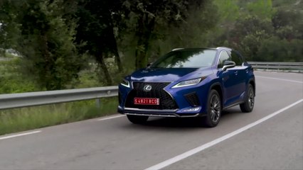 2020 Lexus RX 300 F Sport in Blue Driving Video
