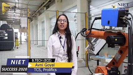 NIET SUCCESS 2020 _ Avni Goyal (B.TECH- Electronics & Communication Engg.)