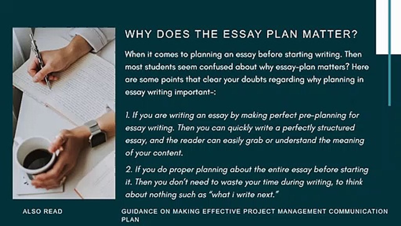 How to Construct An Essay Plan