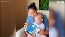 Meghan Markle reads to baby Archie on his 1st birthday as Prince Harry films the family celebration
