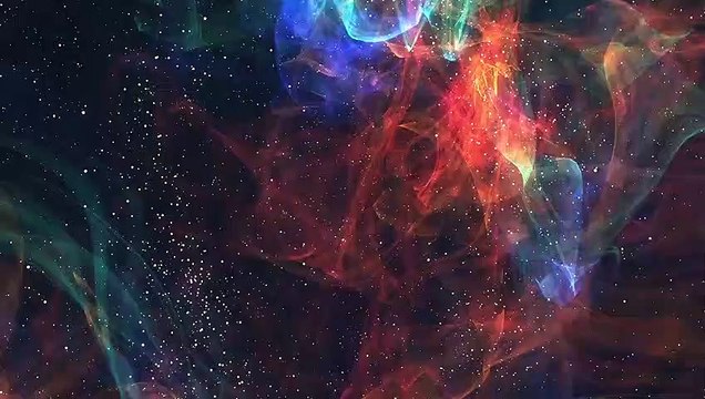 Abstract Space Nebula - Free HD Stock Footage Lights Colors Animation