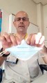 Ponerse una mascarilla correctamente es peor que hacer origami y este vídeo lo demuestra
