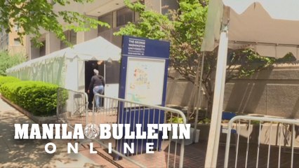 Residents get tested for Covid-19 in the US capital, a newly declared hotspot