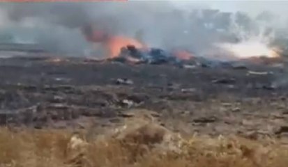 VIDEO: IAF's MIG-29 crashes in Punjab