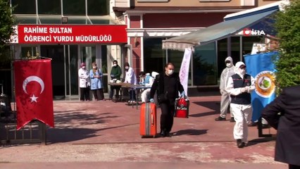 Karantina süreleri dolan 655 vatandaş Sakarya’dan evlerine uğurlandı