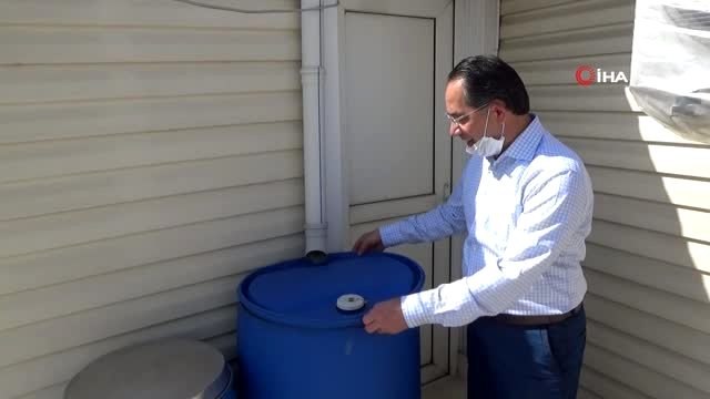 Cumhurbaşkanının talimatını dinledi, sebzelerini terasta yetiştirmeye başladı