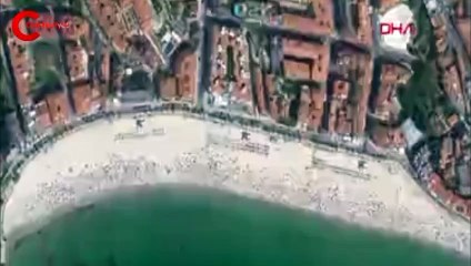 İspanya'da sahillere koronavirüs önlemi