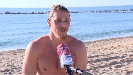 Playas de Barcelona se abren para hacer deporte