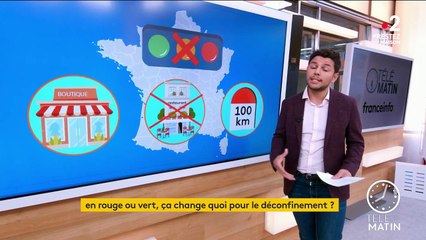 Déconfinement : quelles différences entre les départements en rouge et en vert ?