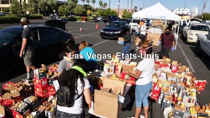 Coronavirus: à Las Vegas, les casinos reconvertis en banques alimentaires