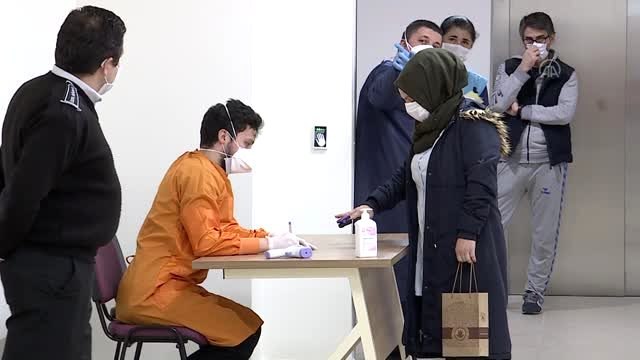 AA ekibi, Prof. Dr. Cemil Taşcıoğlu Şehir Hastanesi'nin Kovid-19'la mücadelesini görüntüledi (2)