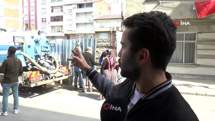 İstinat duvarının çöktüğü mahallede yaşayanlar: 'Deprem zannettik'