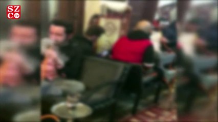 Salgına rağmen nargile partisine polis baskını