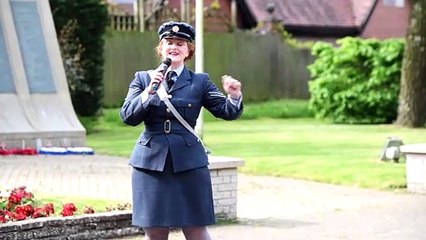 1940s vocalist Miss Sarah Jane sings We'll Meet Again to honour VE Day 75