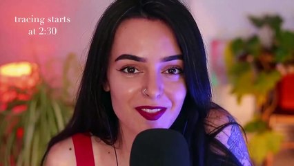 ASMR Tattoo Tracing & The Meanings Behind My Tattoos (Whispered)