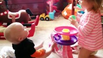 Adorable Baby Siblings Moments - Baby cute Funny video