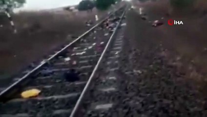 - Hindistan’da tren göçmenlere çarptı: 14 ölü