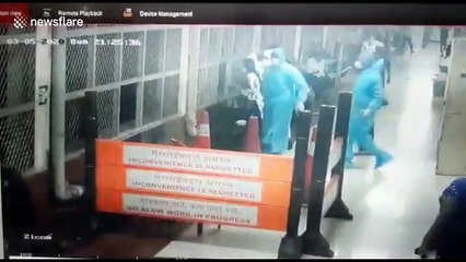 COVID-19 patient jumps out of Indian hospital window to escape