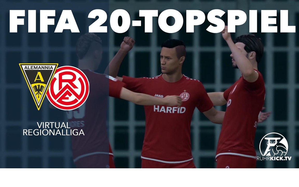 Virtual Regionalliga: Tospiel zwischen Alemannia Aachen und Rot Weiss Essen
