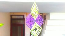 Dual Tone Paper Wind Chime [D.I.Y Paper Craft]