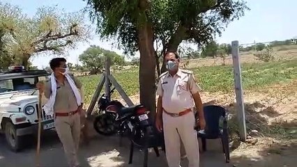 गर्भवती महिला के पॉजिटिव पाए जाने के बाद ग्राम जाटिया को किया सील