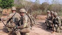 US Army - Charlie Company M240 Machine Gun Support by Fire Training  March 8, 2020,  Thailand)