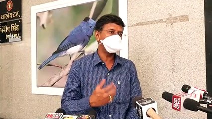 इंदौर से सैंपल्स भेजे जा रहे गुजरात, 36 घंटों में मिलती है रिपोर्ट- कलेक्टर मनीष सिंह