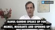 Rahul Gandhi speaks up for MSMEs and Migrants