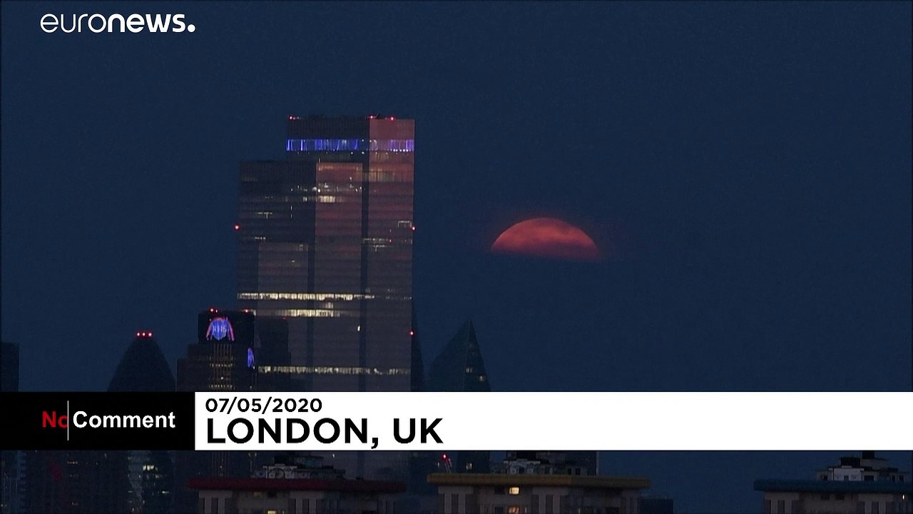 Supermoon in London besonders gut zu sehen