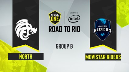 CSGO - North vs. Movistar Riders [Overpass] Map 1 - ESL One Road to Rio - Group B - EU