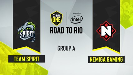 CSGO - Team Spirit vs. Nemiga Gaming [Nuke] Map 3 - ESL One Road to Rio - Group A - CIS