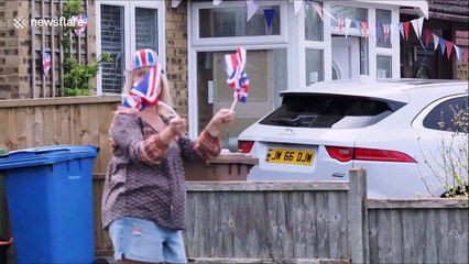 UK Man, 75, parades mobility scooter TANK on VE Day 75th anniversary