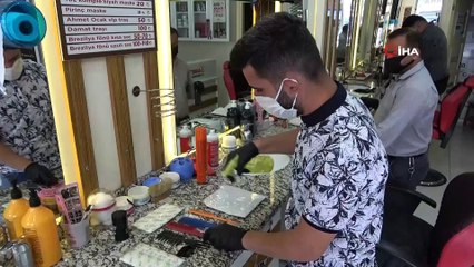 Adana’da berber ve güzellik salonlarında açılış hazırlığı