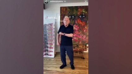 Anthony Hopkins de TikTok'a katıldı; ilk videosunu yayınladı