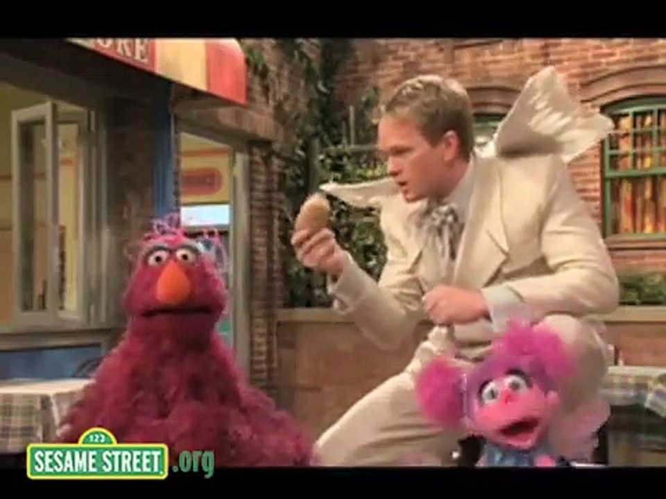 Sesame Street - Neil Patrick Harris has Telly's New Shoes
