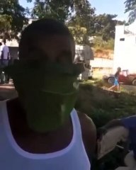 Así son los barbijos cubanos para protegerse del Coronavirus. 100% naturales.