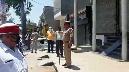 बिसौली मे लाकॅ डाउन के चलते SDM,CO ने कई जगह मारा छापा