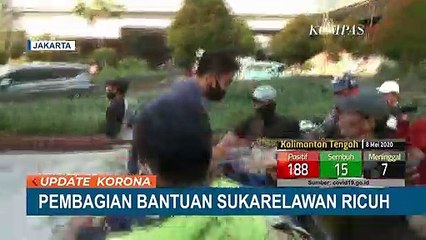 Pembagian Sembako di Tanah Abang Berujung Ricuh