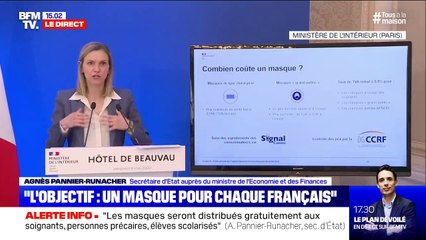 Masque grand public: le ministère de l'Economie conseille un prix de 20 à 30 centimes par usage
