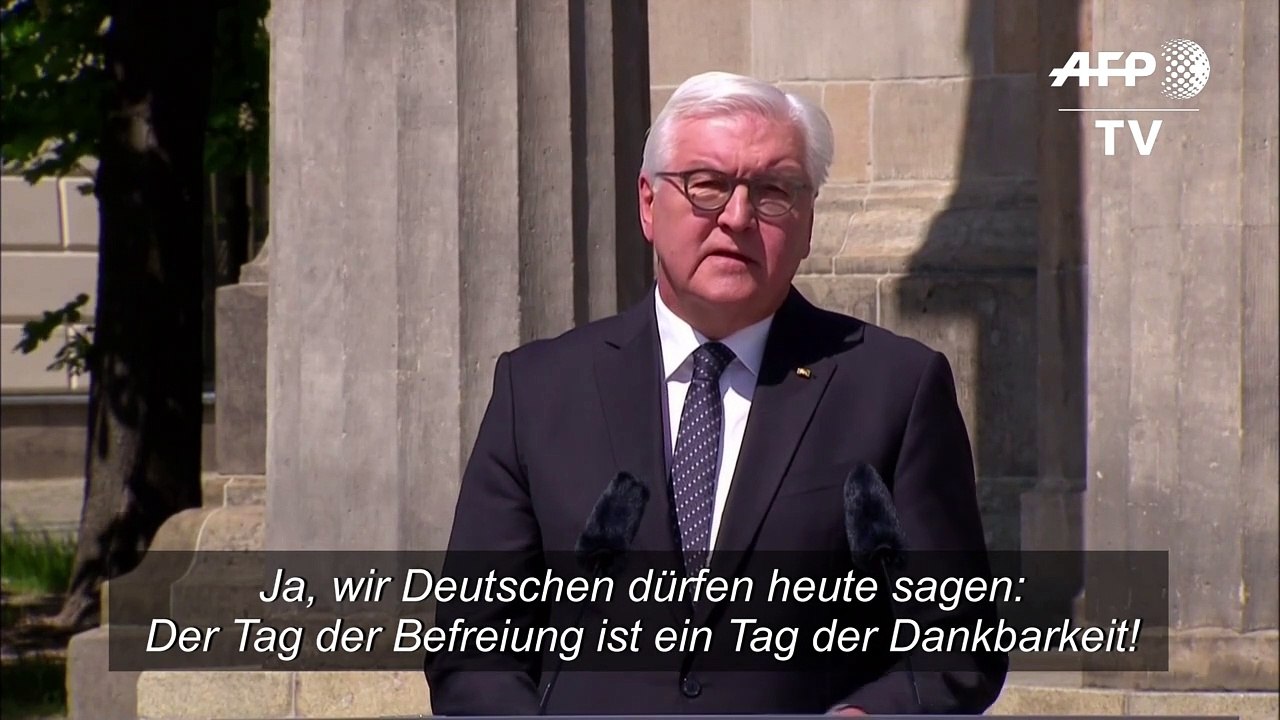 Steinmeier: "Tag der Befreiung ist Tag der Dankbarkeit"