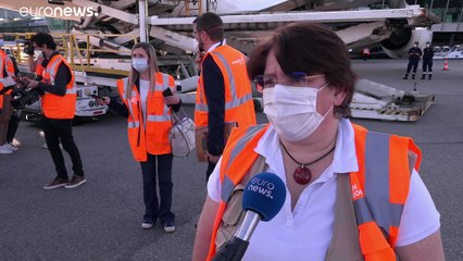 Covid-19: primer vuelo del puente aéreo UE-África