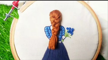 3D hand Embroidery Design